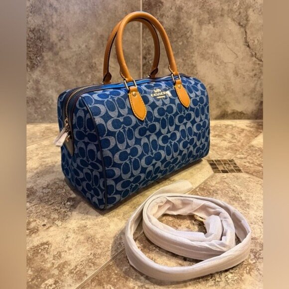 Coach Handbags - Coach Rowan large tote bag, classic denim canvas, item number CY699, brand new,